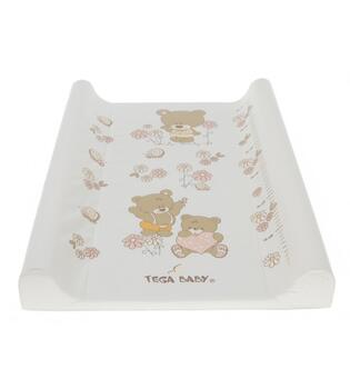 Пеленальный столик BEAR white pearl 50x70 cm TegaBaby MS-009-119