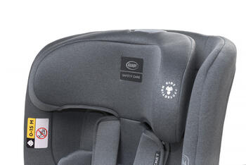 Автокресло ROCKET графитового цвета, 76-150 см (без системы Isofix)