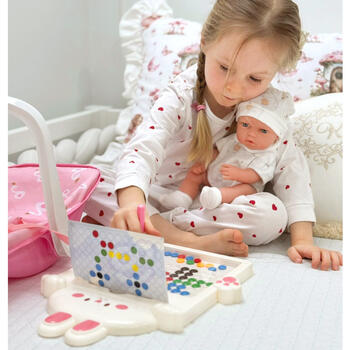 Кукла WOOPI ROYAL Baby Doll 30,5 см + розовая переноска