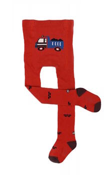 Колготки 92/98 cm RAB-0004 red truck