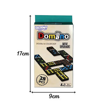 Семейная игра WOOPI Domino, 28 блоков.