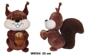 Plīša vāverīte 25 cm W0154