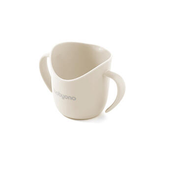 Эргономичная учебная кружка FLOW BabyOno 1463/09 beige