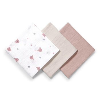 Муслиновые пелёнки из жатой ткани, 3 шт., SUPER SOFT Babyono 828/03