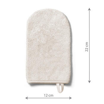 Рукавичка из бамбука для мытья младенца 347/11 beige