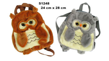 Mugursomiņa OWL 24x28 cm S1248 (Sun-Day)