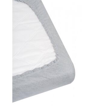 Простыня махровая с резинкой WHITE 120x60 (610)