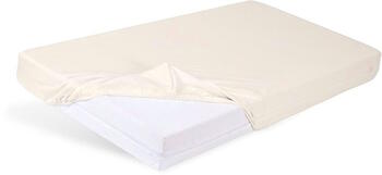 Простыня трикотажная влагостойкая 160x80 cm BEIGE (4272)