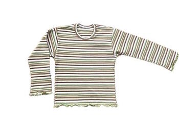 Блуза для девочки STRIPES 56422 green