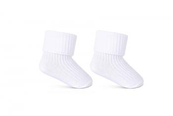 Zeķes mazuļiem 0-3m, SK-18 WHITE