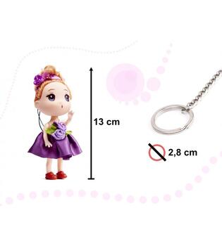 Leļļu komplekts:3 meitenes+1 puika (12 cm) 6361