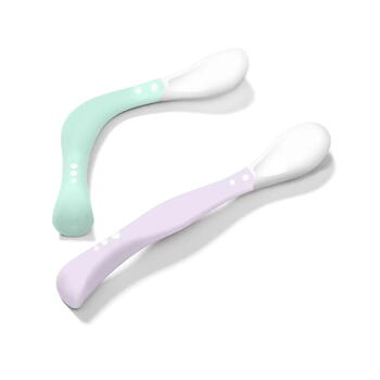 Elastīgas karotes 2 gab. Babyono 1066/03 PURPLE