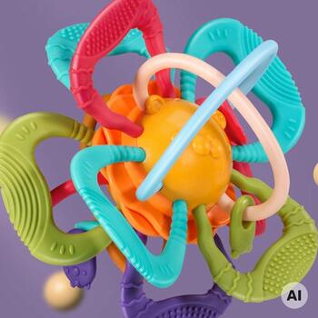 Прорезыватель для зубов WOOPI BABY Sensory Ball Teether для младенцев