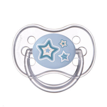 Пустышка NEWBORN круглая 0-6м. 22/562 blue