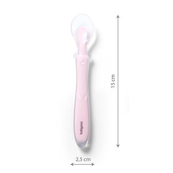 Эластичная силиконовая ложка 785/03 pink