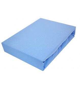 Простыня трикотажная с резинкой BLUE 140x70 cm (8035)