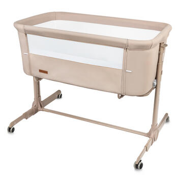 Saliekamā gulta 2-in1 NALI beige: sānu gultiņa vai brīvi stāvošā
