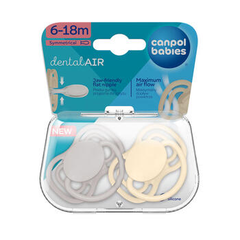 Пустышки симметричные DENTAL AIR 0-6 m 23/228 (2 шт.)