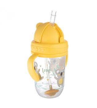 Кружка c соломинкой и отвесом EXOTIC 56/606 yellow