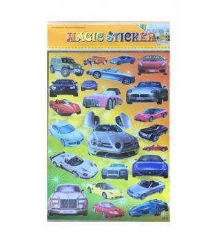 Uzlīmju komplekts CARS 40x28 cm 16996