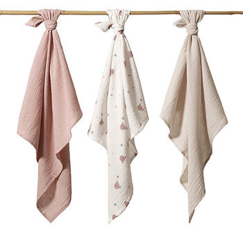 Муслиновые пелёнки из жатой ткани, 3 шт., SUPER SOFT Babyono 828/03