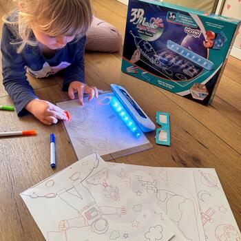 Magic 3D LED zīmēšanas tāfele 53354