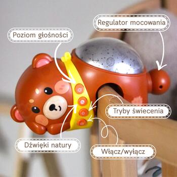 Ночник-проектор Woopie Baby  58069