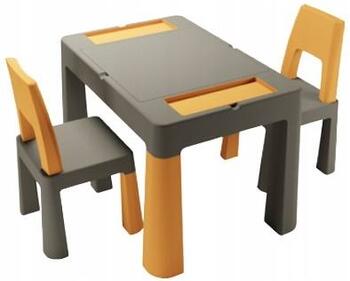 Galdiņš+krēsliņš TEGGI MULTIFUN graphite/mustard TI-011-172
