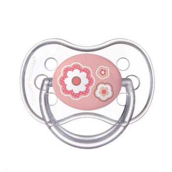 Пустышка NEWBORN круглая 0-6м. 22/562 pink