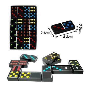 Семейная игра WOOPI Domino, 28 блоков.