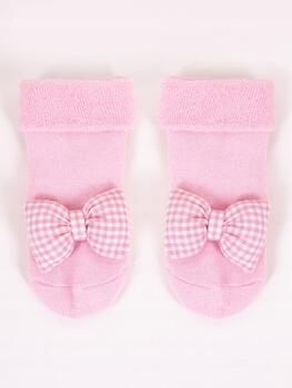 Zeķes frotē 3D SK-49 GIRL pink