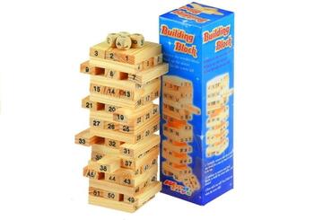 Arkādes spēle Jenga+spēļu kauliņi 56315