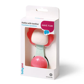 Погремушка с прорезывателем BabyOno 1590