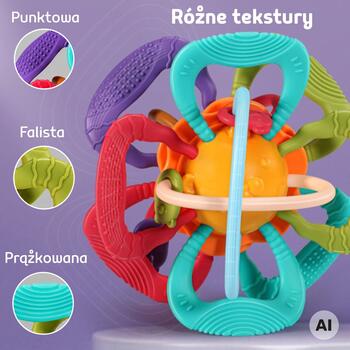 Прорезыватель для зубов WOOPI BABY Sensory Ball Teether для младенцев