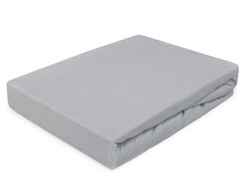 Простыня трикотажная влагостойкая 160x80 cm GREY (1050)