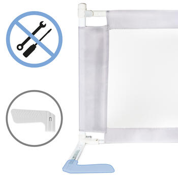 Защитный бортик для кровати Kidwell TIVA 200 cm gray