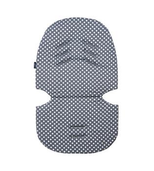 Вкладыш для коляски N1 silver-grey spots Womar PWF-016