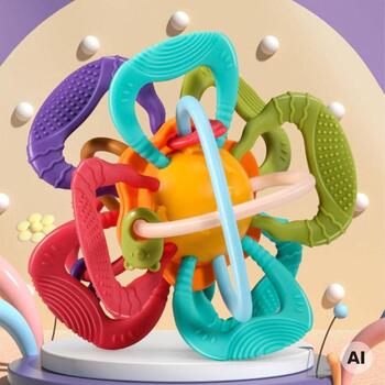 Прорезыватель для зубов WOOPI BABY Sensory Ball Teether для младенцев
