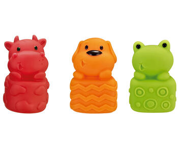Mīksto sensorisko dzīvnieku komplekts, 6 gab., 47498