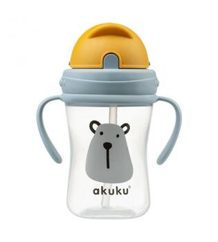 Кружка со складной соломинкой AKUKU A0203