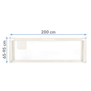 Защитный бортик для кровати Kidwell TIVA 200 cm beige