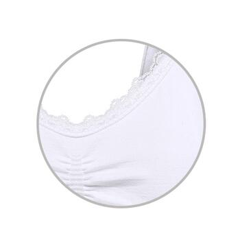 Бюстгалтер для кормления BabyOno 585 Silver ions, 80/85C white