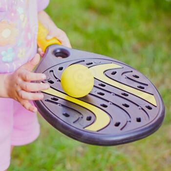 Raķetes ar bumbu un volānu MINI PADDLE, 51077