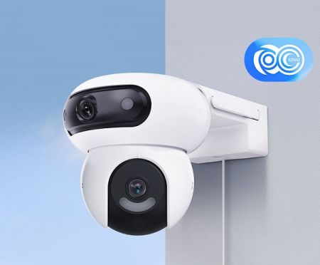 EZVIZ H90 Уличная панорамная камера Pan & Tilt 360 с двумя объективами и Wi-Fi (4MP+4MP)
