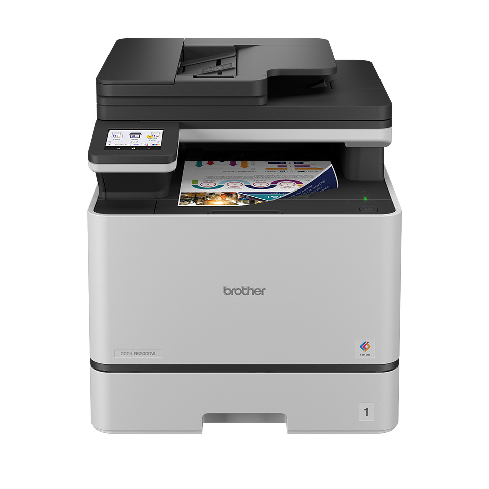 DCP-L8630CDW Krāsu daudzfunkciu printeris, Brother (31ppm/28spm,ADF,USB,WiFi,LAN,Duplex,8.8cm LCD ) (DCPL8630CDWRE1)