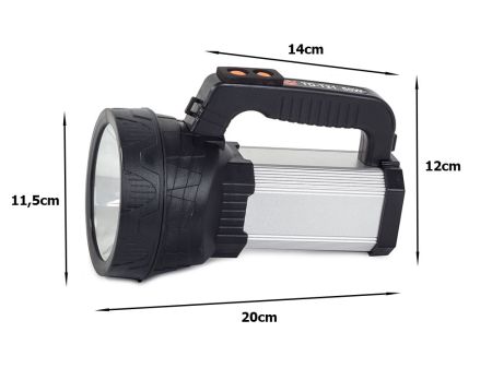 Lukturis - prožektors CREE XM-L L2 / 12 LED SMD Powerbank (P08309_S)