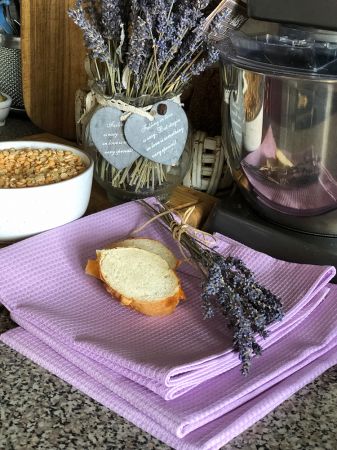 Кухонное вафельное полотенце LAVANDA