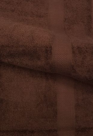 Махровое полотенце LUX dark choko (3990)