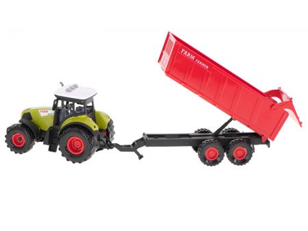 Traktors ar LED piekabi + skaņas efekti (5909)