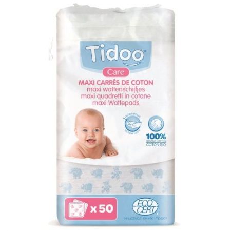 Tidoo Хлопковые ватные диски-пады 50шт (3760001760019)